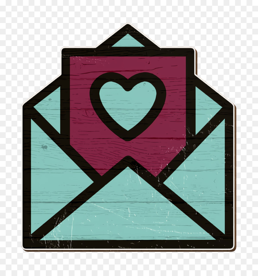 Liebesbrief-Symbol Mail-Symbol Valentine-Symbol - 