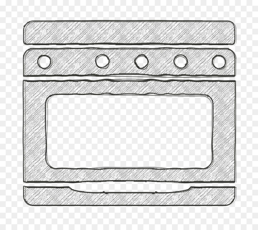 Icona della cucina Icona del forno della cucina Icona di strumenti e utensili - 