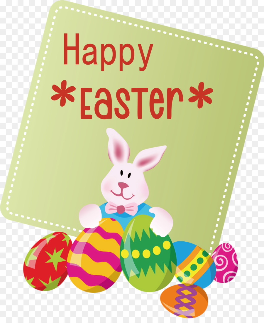 Coniglietto di Pasqua il giorno di Pasqua - 