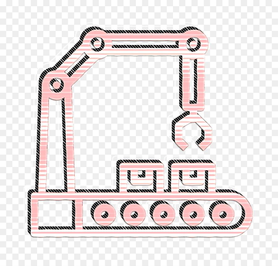 Industrial icon Conveyor icon