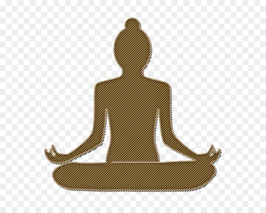 Lotus Positionssymbol Gesundheits- und Fitnesssymbol Yoga-Symbol - 