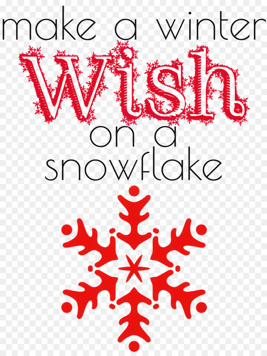 winter wish snowflake