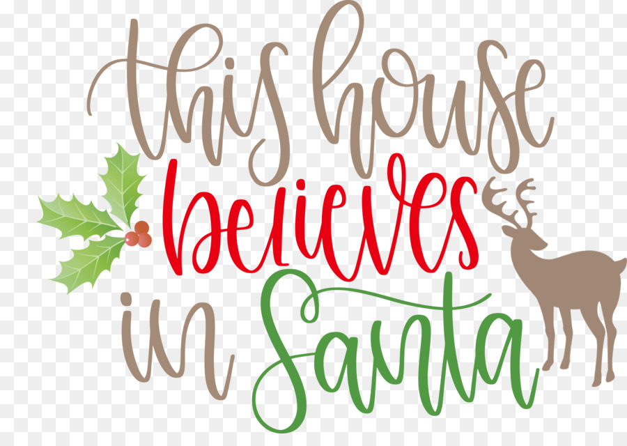Dieses Haus glaubt an Santa Santa - 