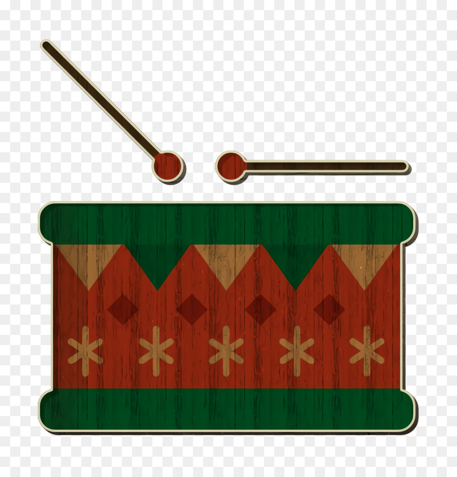 Drum icon Christmas icon