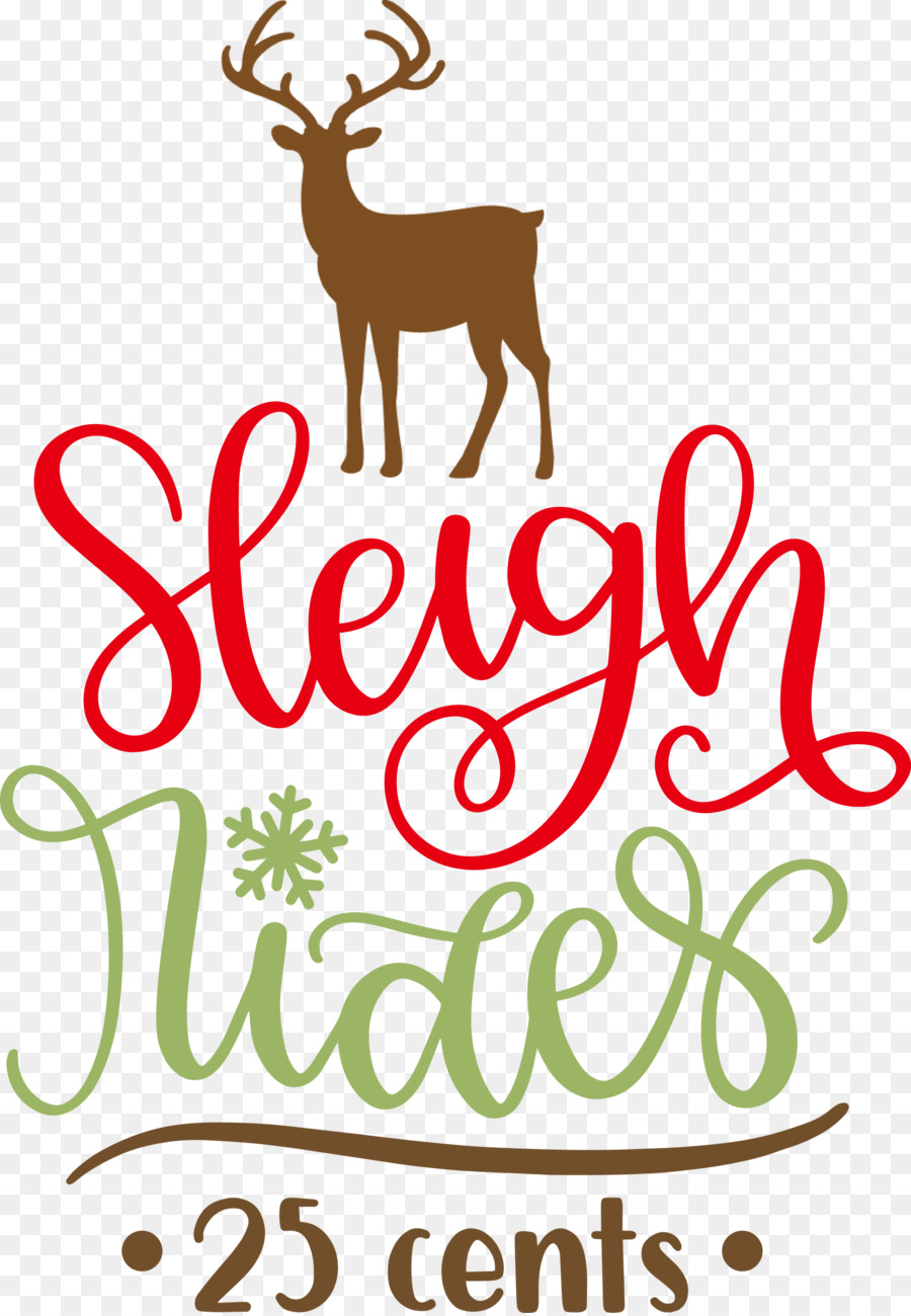 Sleigh Rides Deer reindeer