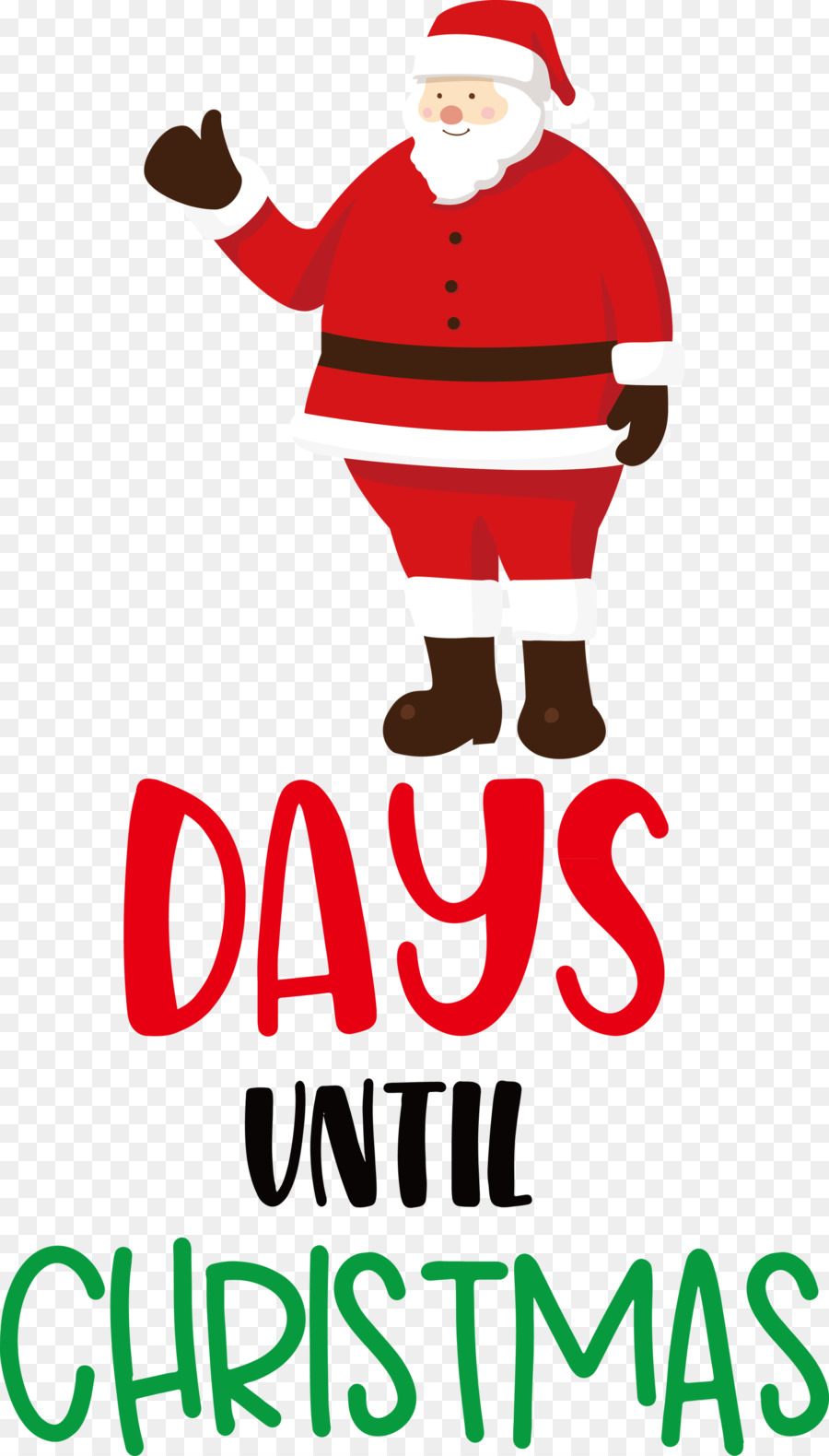 Days until Christmas Christmas Santa Claus