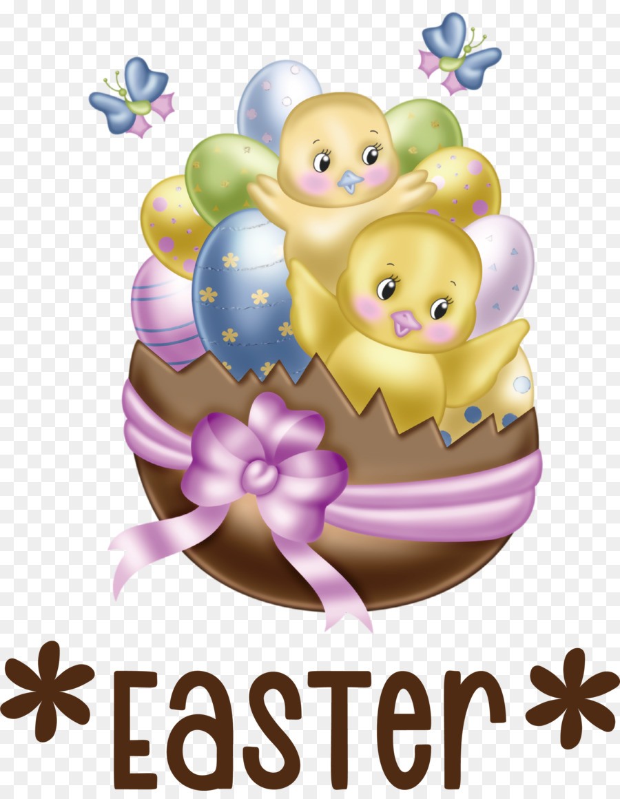 Easter Chicken Ducklings Ostertag Frohe Ostern - 