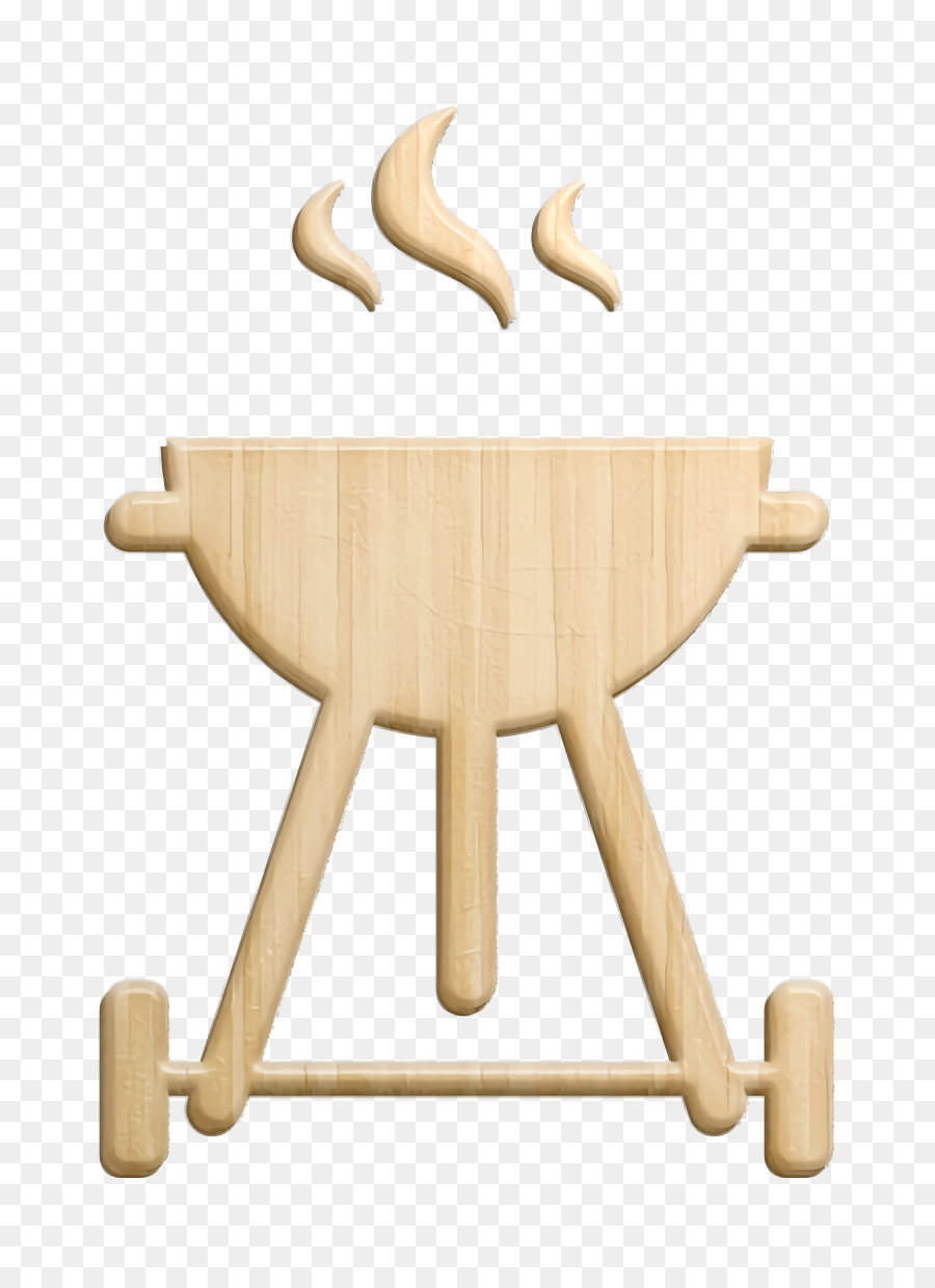 Vier Jahreszeiten Symbol Lebensmittel Symbol Kochen auf dem Grill Symbol - 