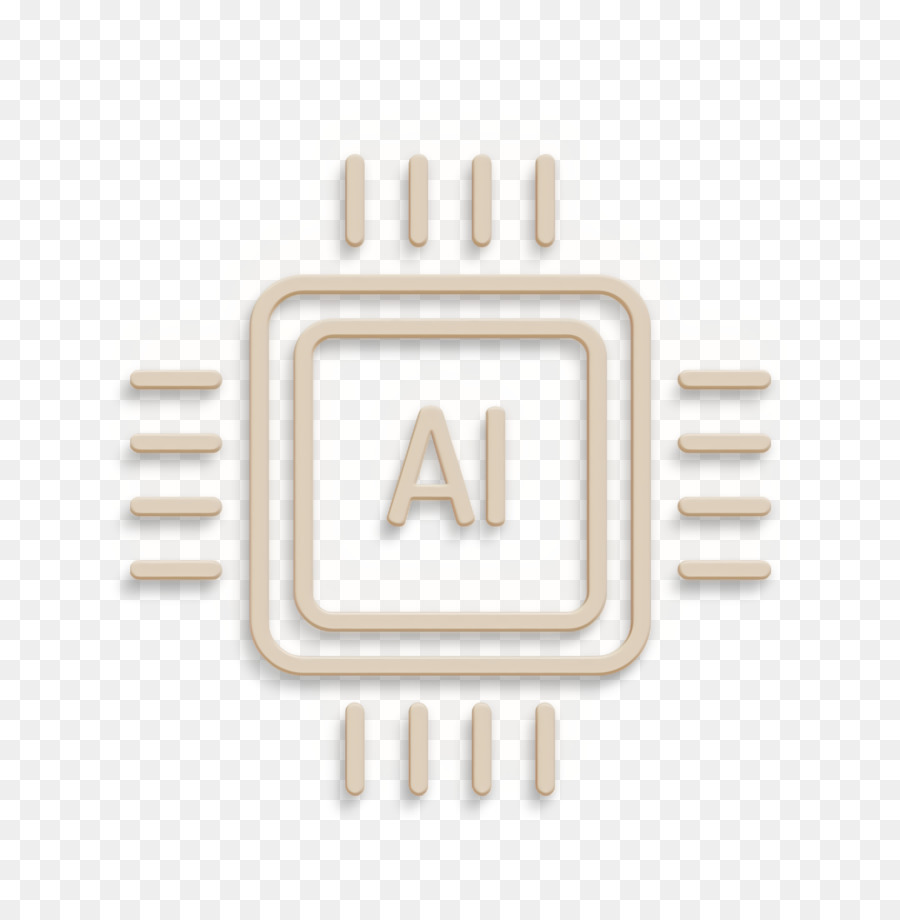 Chip icon Artificial Intelligence icon AI icon