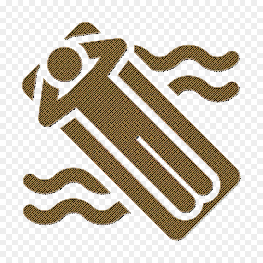 Entspannungssymbol Symbol für das Schwimmbadesymbol - 