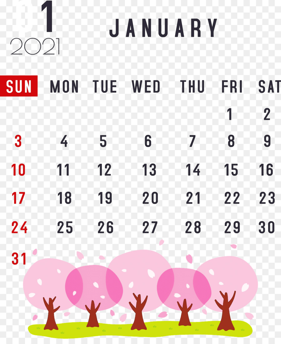 January 2021 Printable Calendar January Calendar