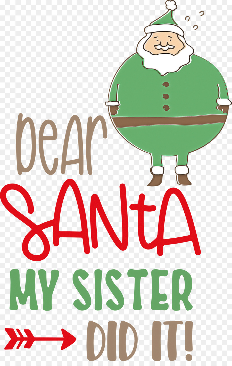 Dear Santa Christmas Santa