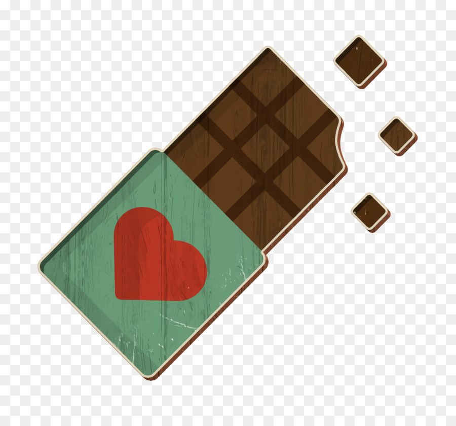 Icona di San Valentino Icona di cioccolato Icona di snack - 