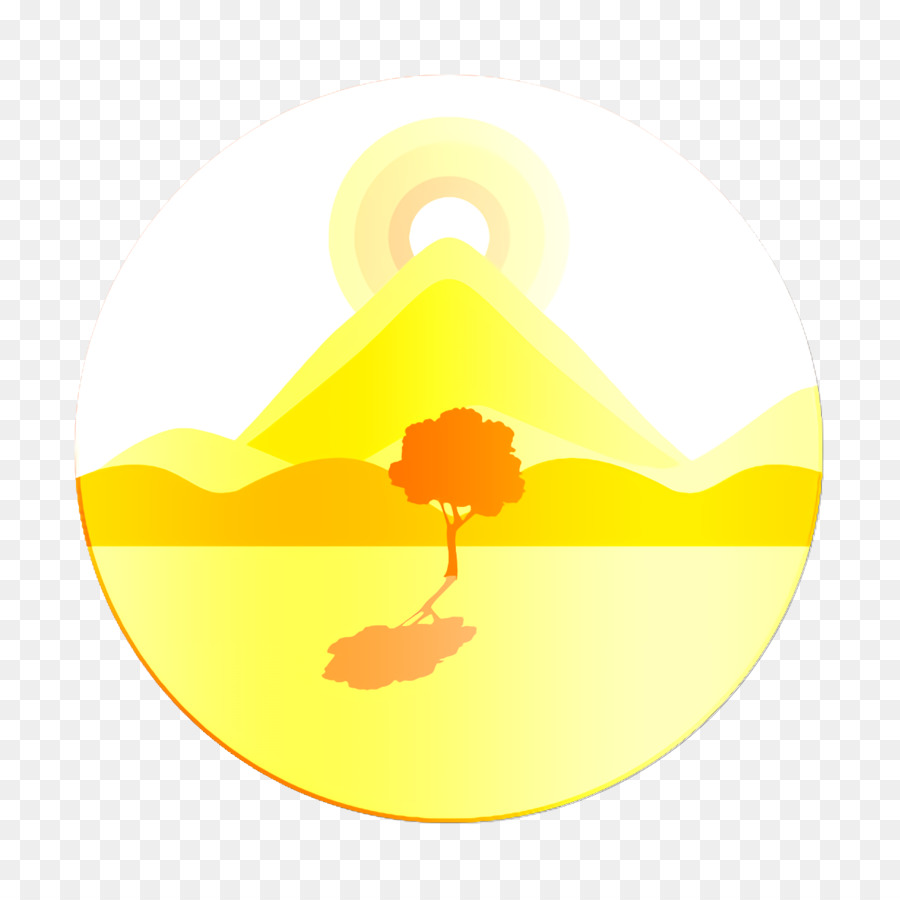 Landschaftssymbol Wüstensymbol - 