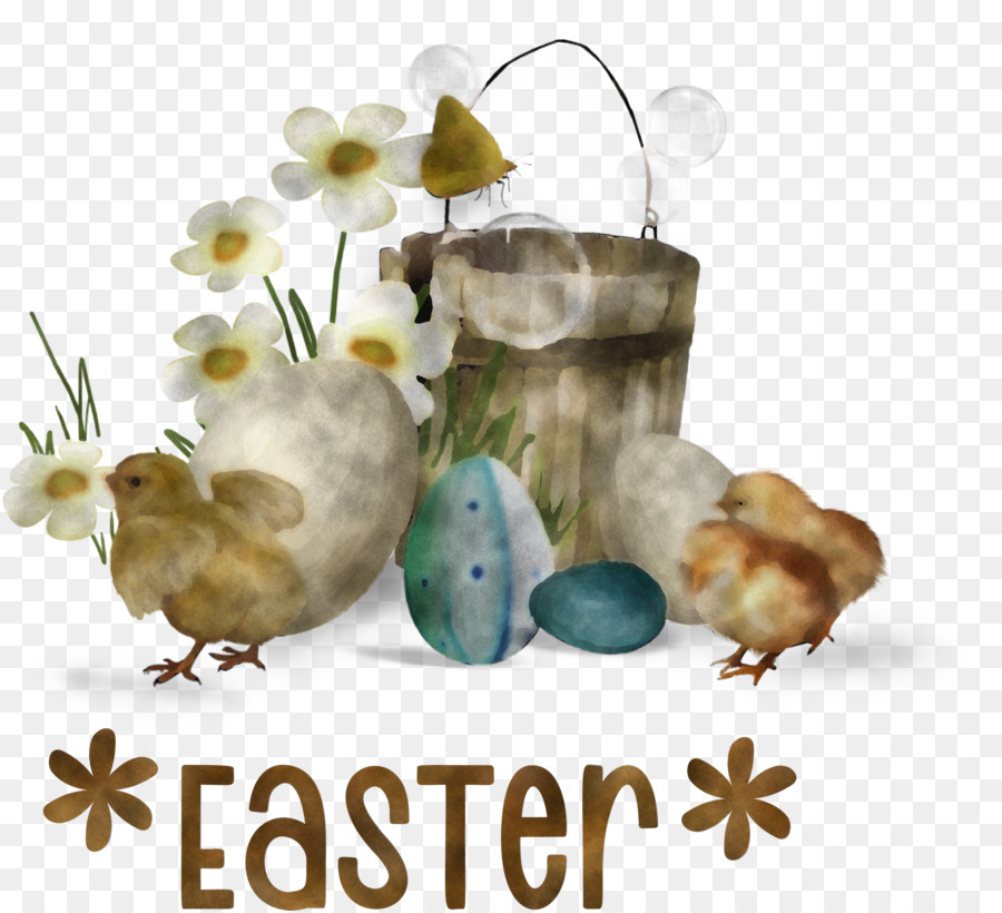 Easter Chicken Ducklings Ostertag Frohe Ostern - 