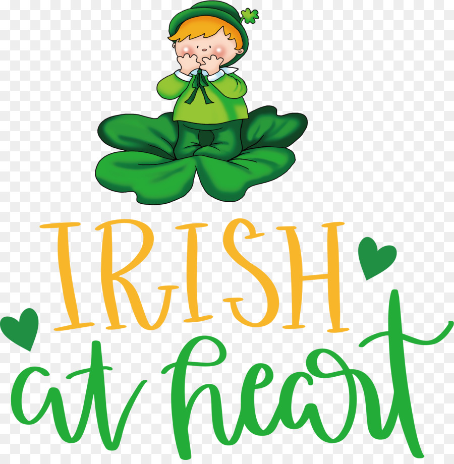 Saint Patrick Patricks Day Irisch im Herzen - 