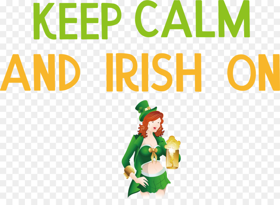 Saint Patrick Patricks Day Bleib ruhig und irisch - 