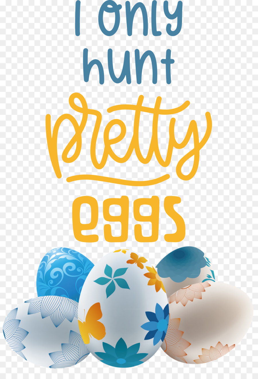 Jagen Sie hübsche Eier Ei Ostertag - 