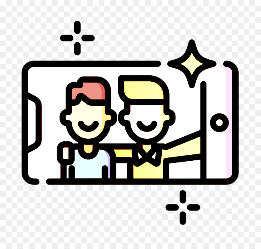Biểu tượng tình bạn Biểu tượng ảnh Biểu tượng selfie - 