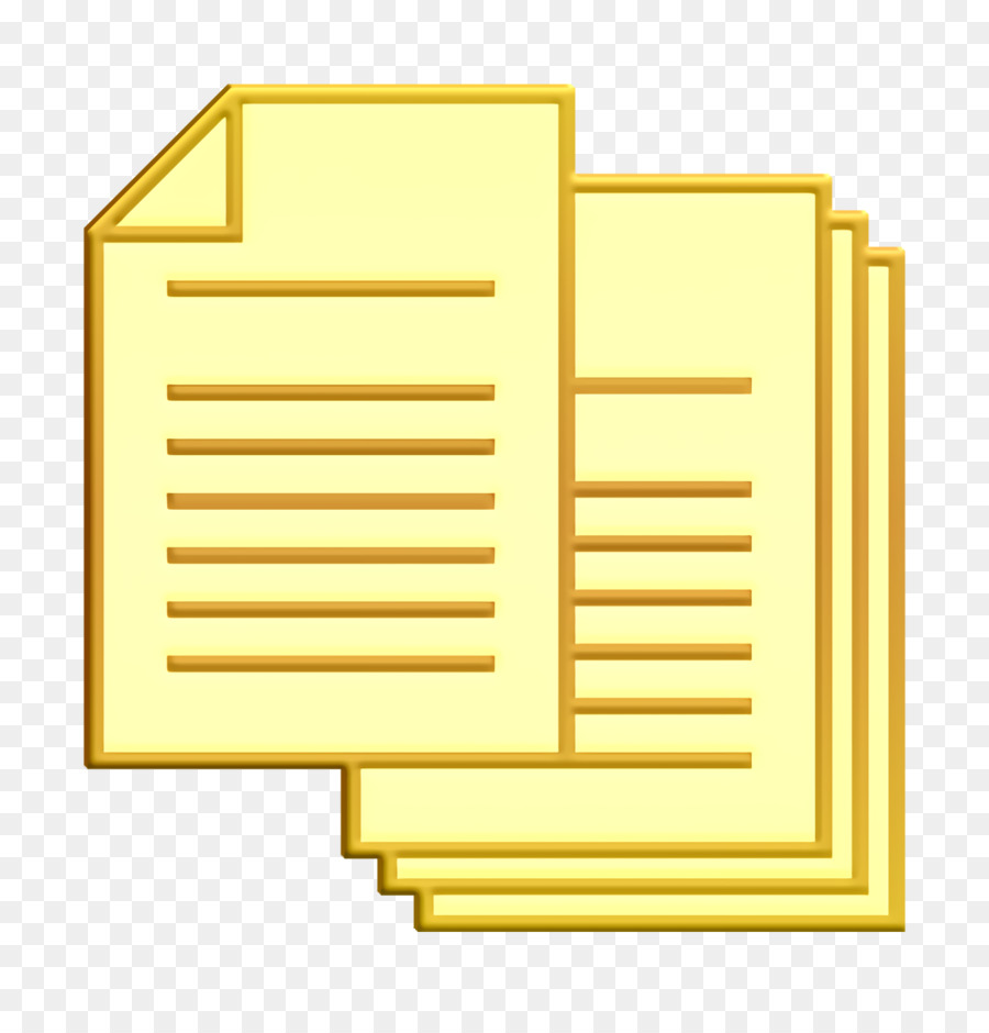 Kopiersymbol Symbol für Büromaterial Dokumentsymbol - 