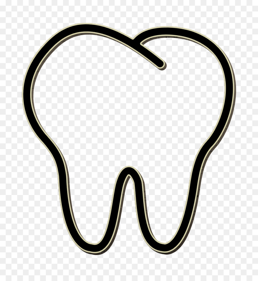 Körperteile-Symbol Zahnsymbol formt Symbol - 