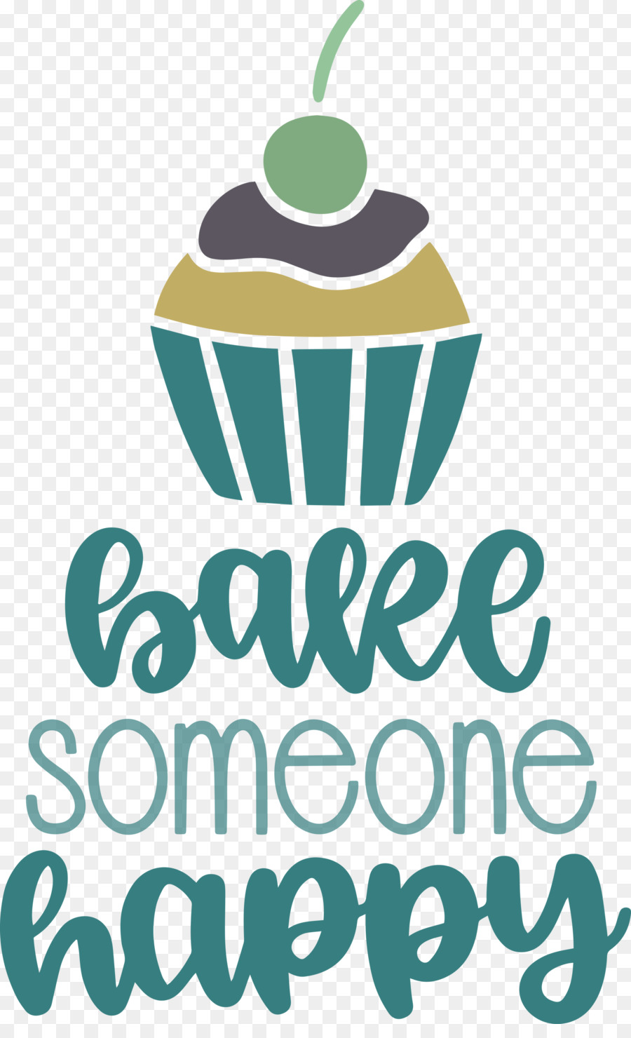 Backen Sie jemanden Happy Cake Food - 