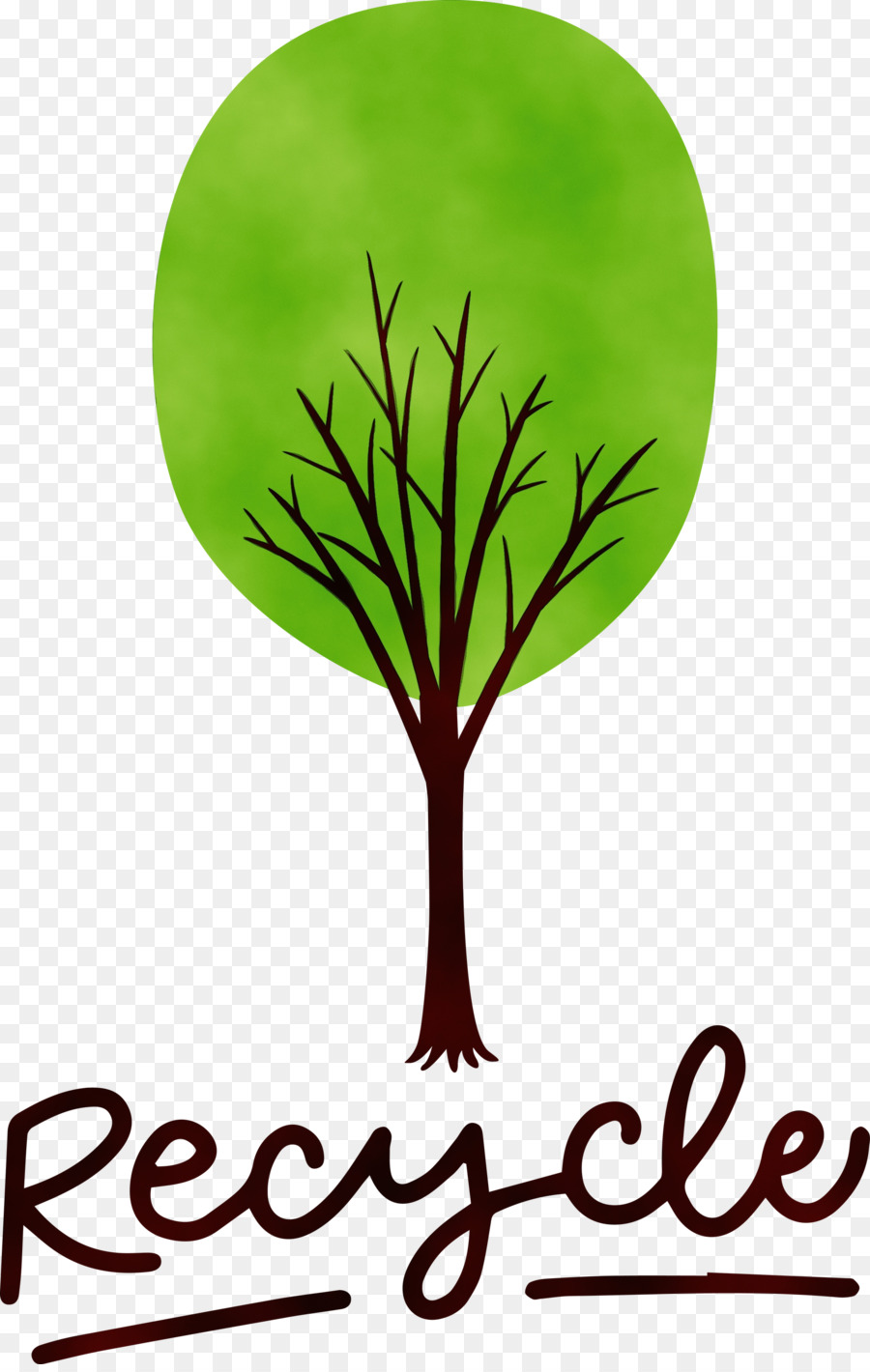 lá cây thân cây logo mét m-cây - 