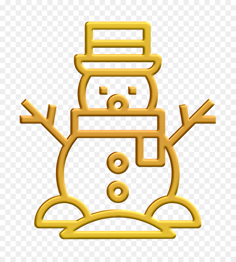 Snowman icon Christmas icon