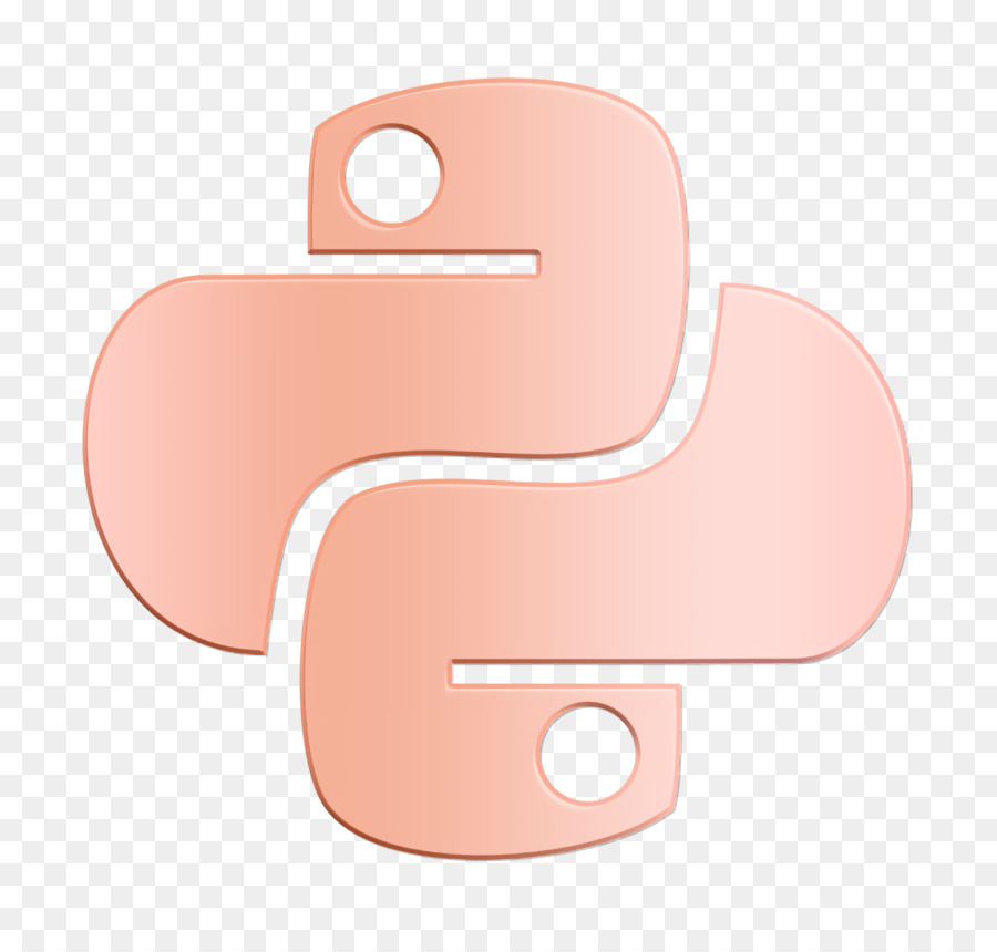 Technologie-Symbol Python-Sprachlogotyp-Symbol Python-Symbol - 