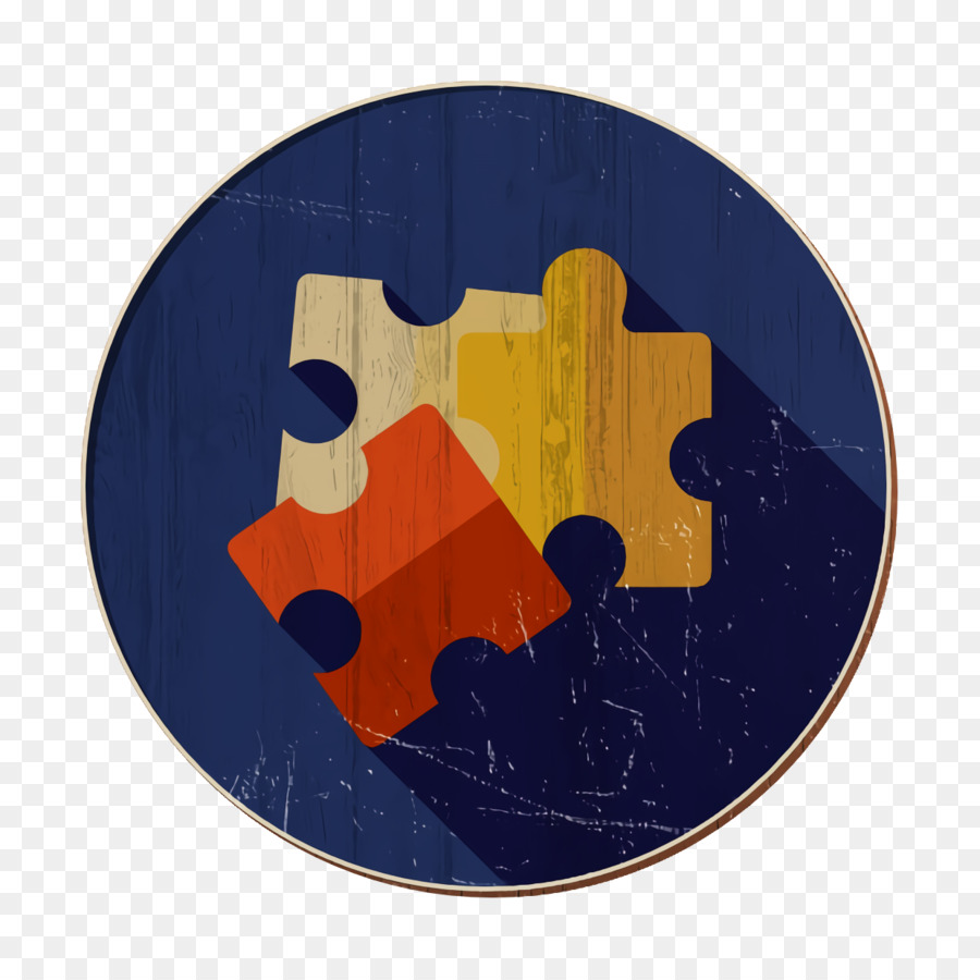 Icona del giocattolo Icona della strategia aziendale Icona del puzzle - 