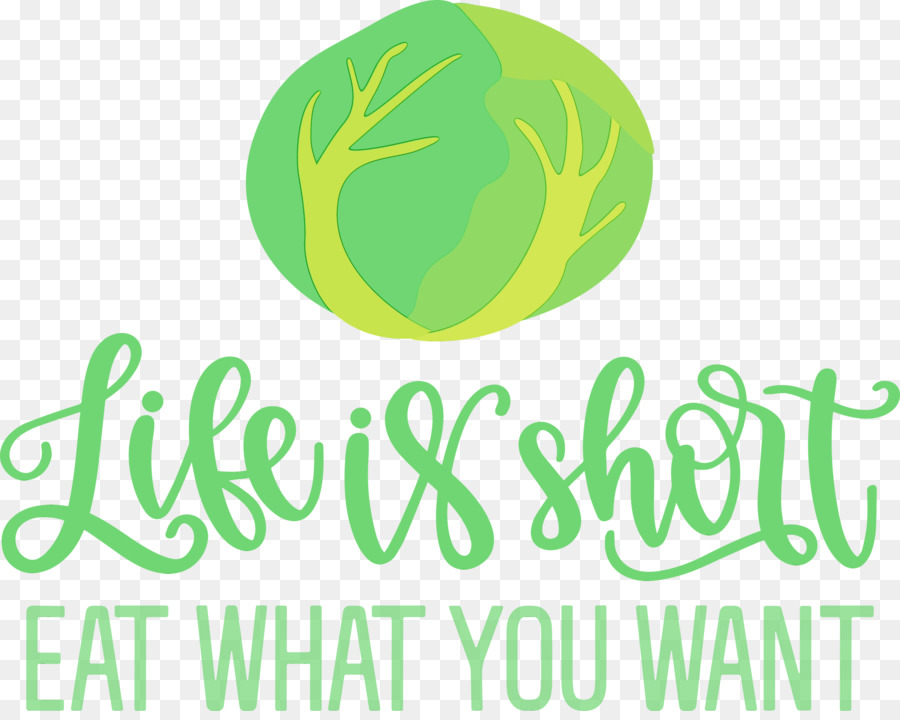 Logo grüne Blattlinie Frucht - 