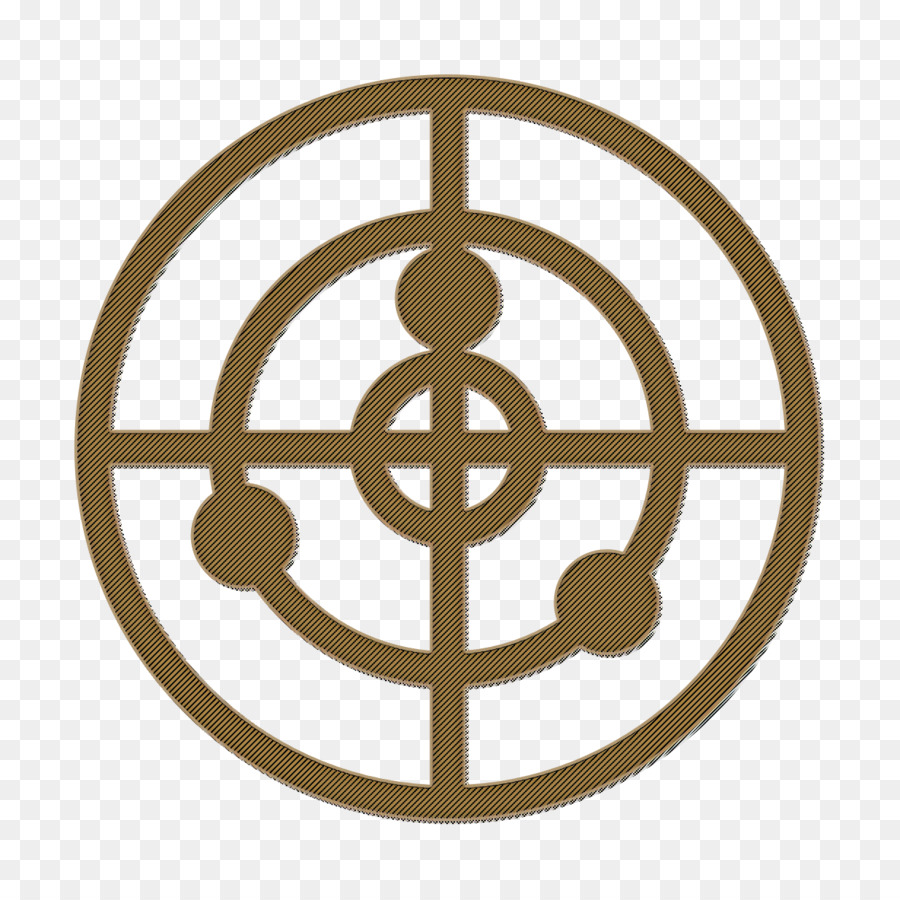 Online-Marketing-Symbol Zielsymbol Symbol für die Verfolgung von Zielen - 