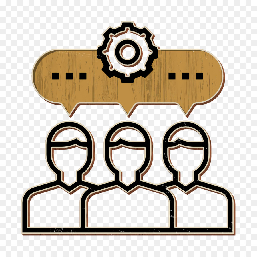 Teamwork-Symbol Team-Symbol Symbol für die Zusammenarbeit - 