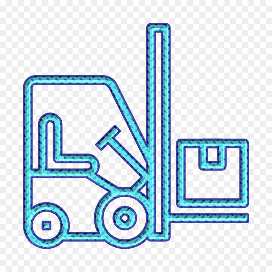Logistics icon Forklift icon