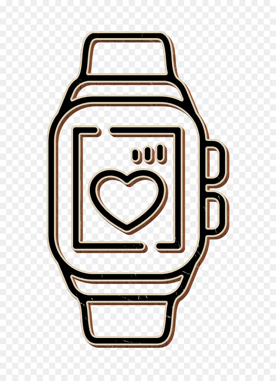 Icona orologio Icona smartwatch Icona palestra - 