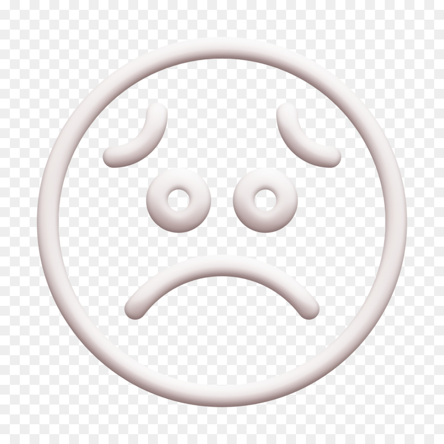 Traurige Ikone Emojis Ikone - 