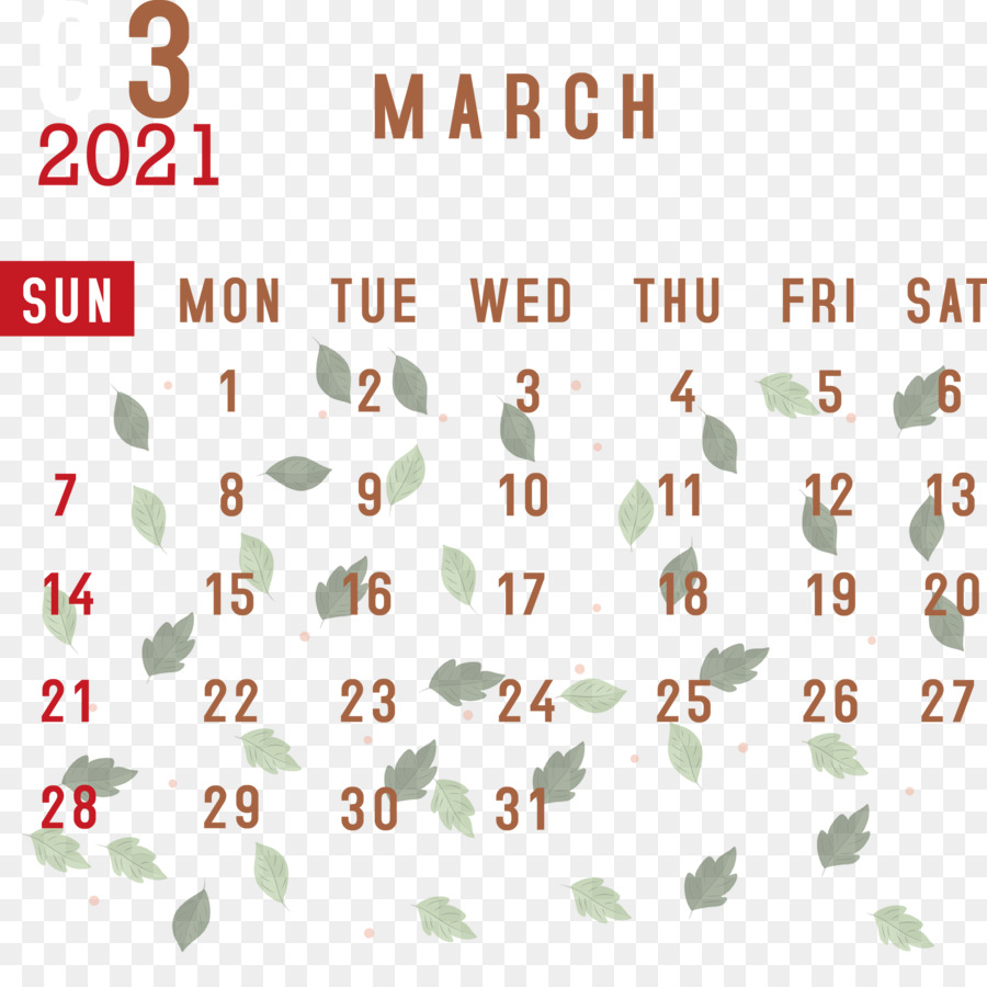 März 2021 Druckbarer Kalender März 2021 Kalender 2021 Kalender - 