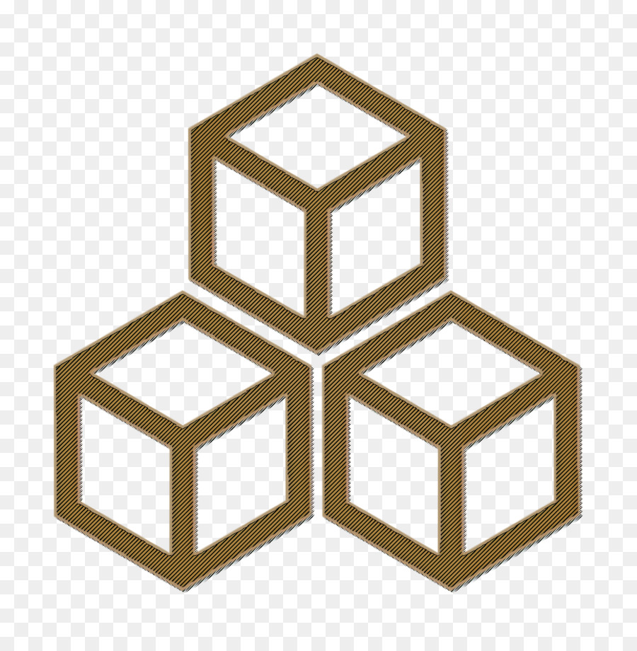 Các khối vuông biểu tượng phác thảo Biểu tượng khối Biểu tượng Baby Pack 1 - 