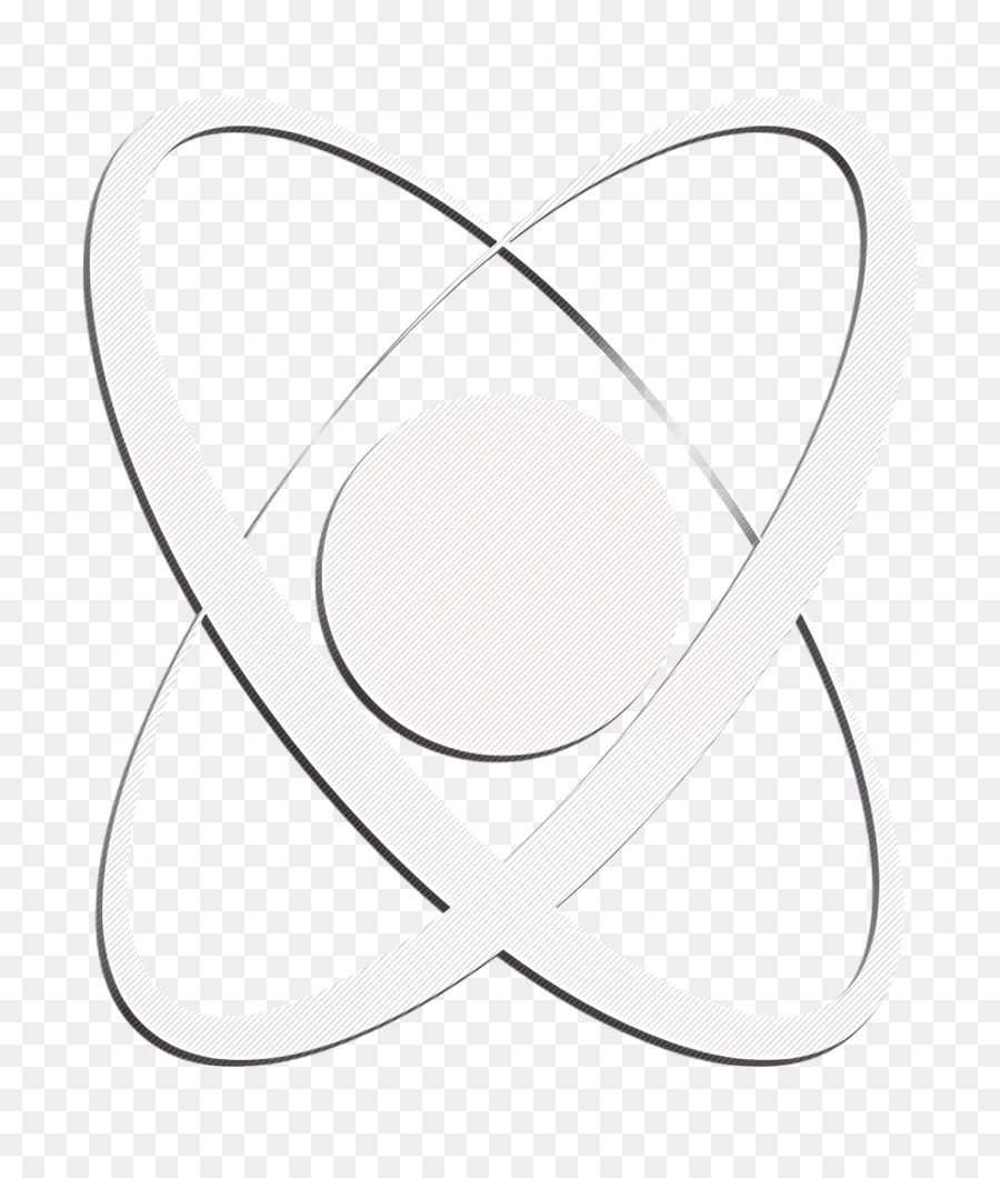 Icona dell'atomo Icona di forme dell'icona di scienza e tecnologia - 