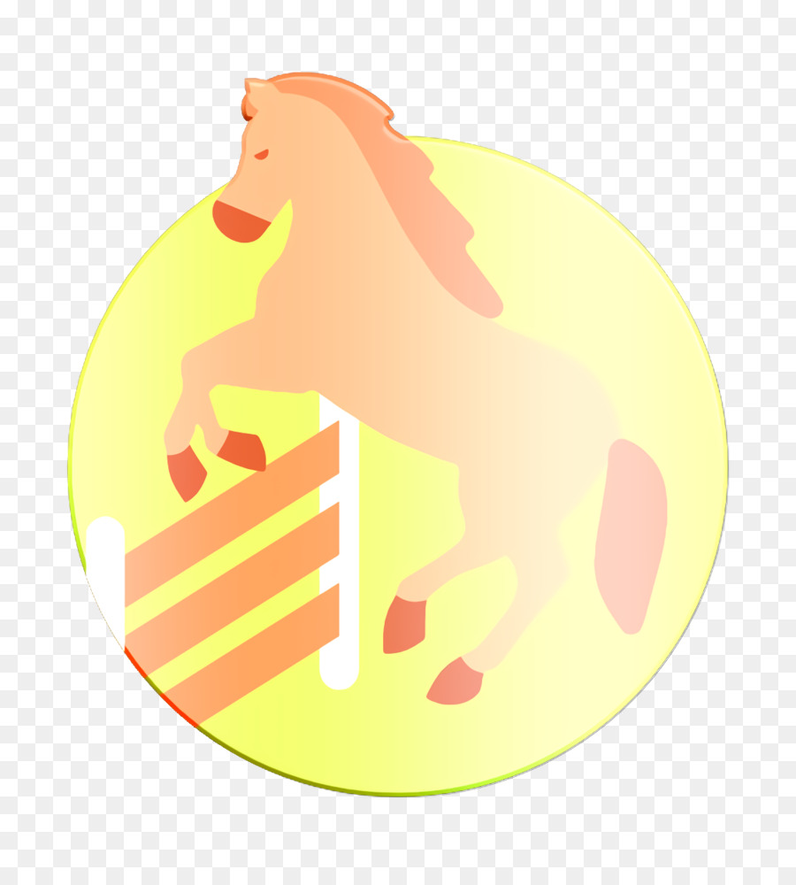 Biểu tượng cưỡi ngựa biểu tượng thể thao Màu sắc Biểu tượng yếu tố thể thao - 