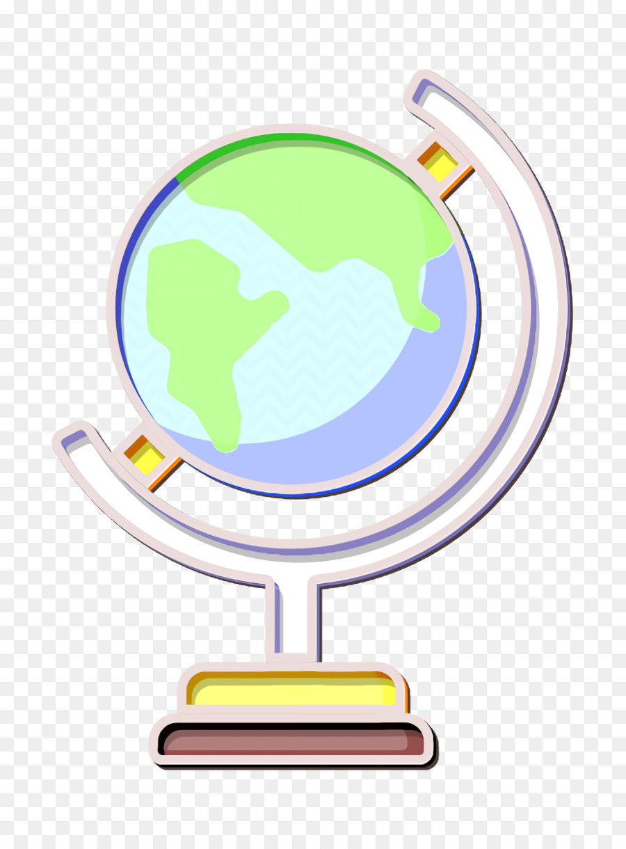 Akademie-Symbol Geographie-Symbol Globus-Symbol - 