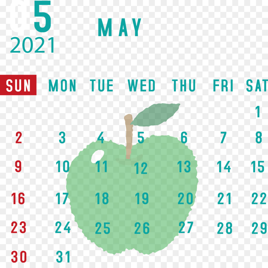 Mai 2021 Druckbarer Kalender Mai 2021 Kalender - 