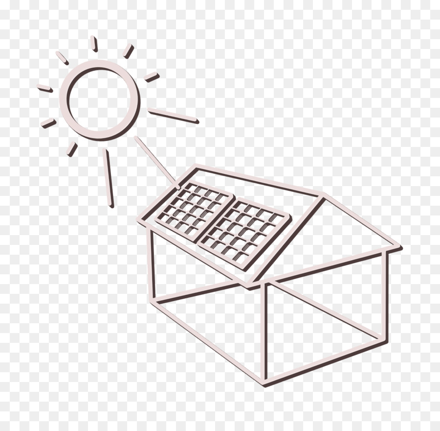 icona di tecnologia Icona solare Icona di icone di energia - 