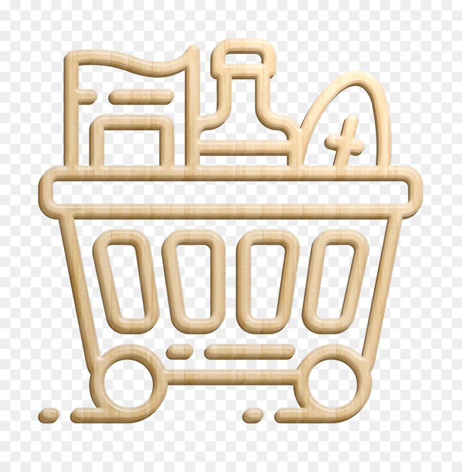 Lebensmittel-Symbol Lebensmittel-Liefer-Symbol Supermarkt-Symbol - 