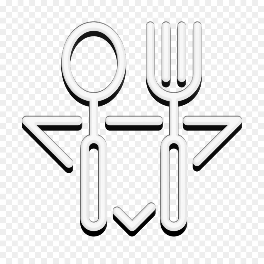 Hotel Line Craft Symbol Restaurant Symbol Essen Symbol - 