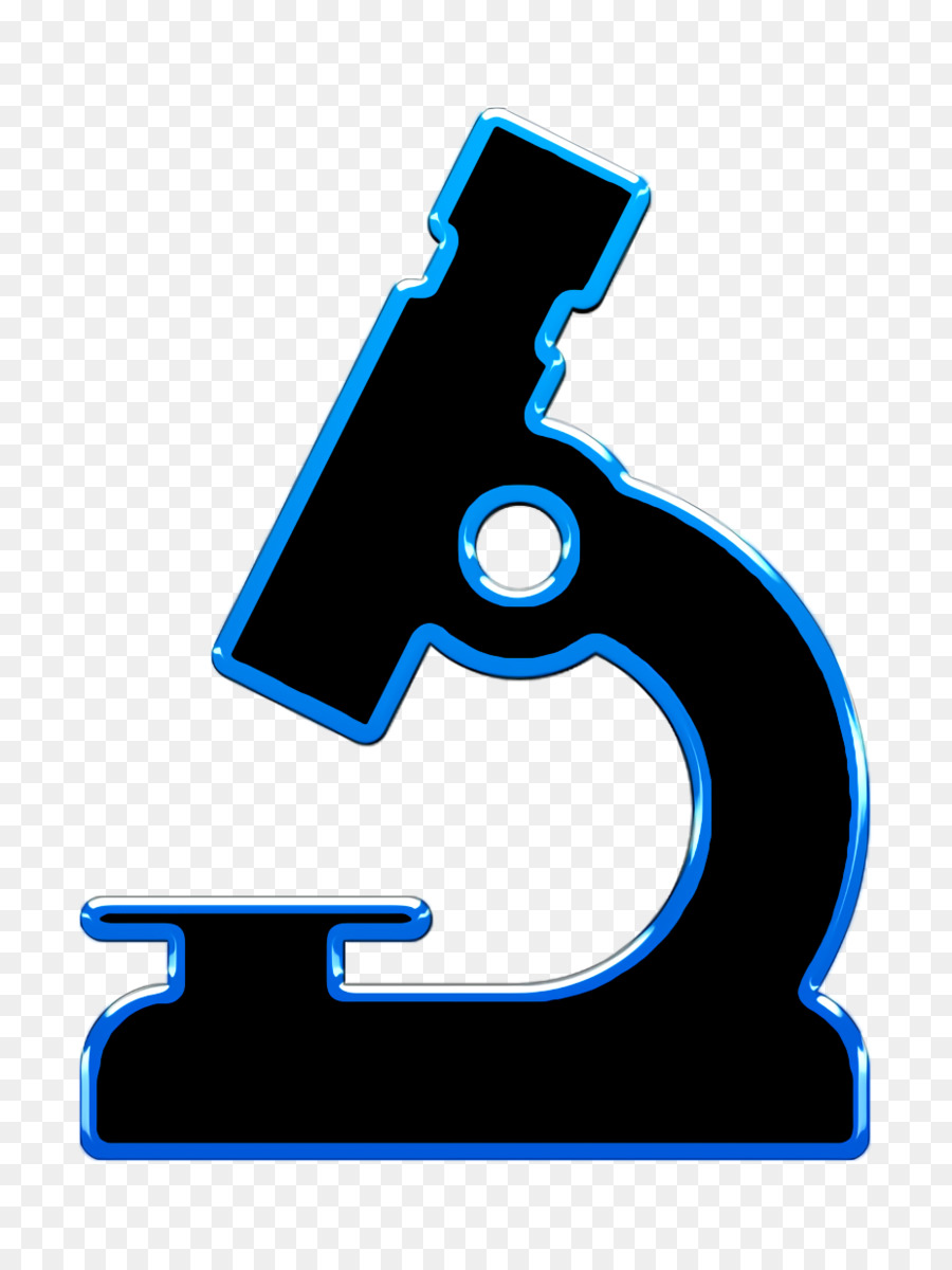 Mikroskop-Symbol Wissenschafts-Symbol - 