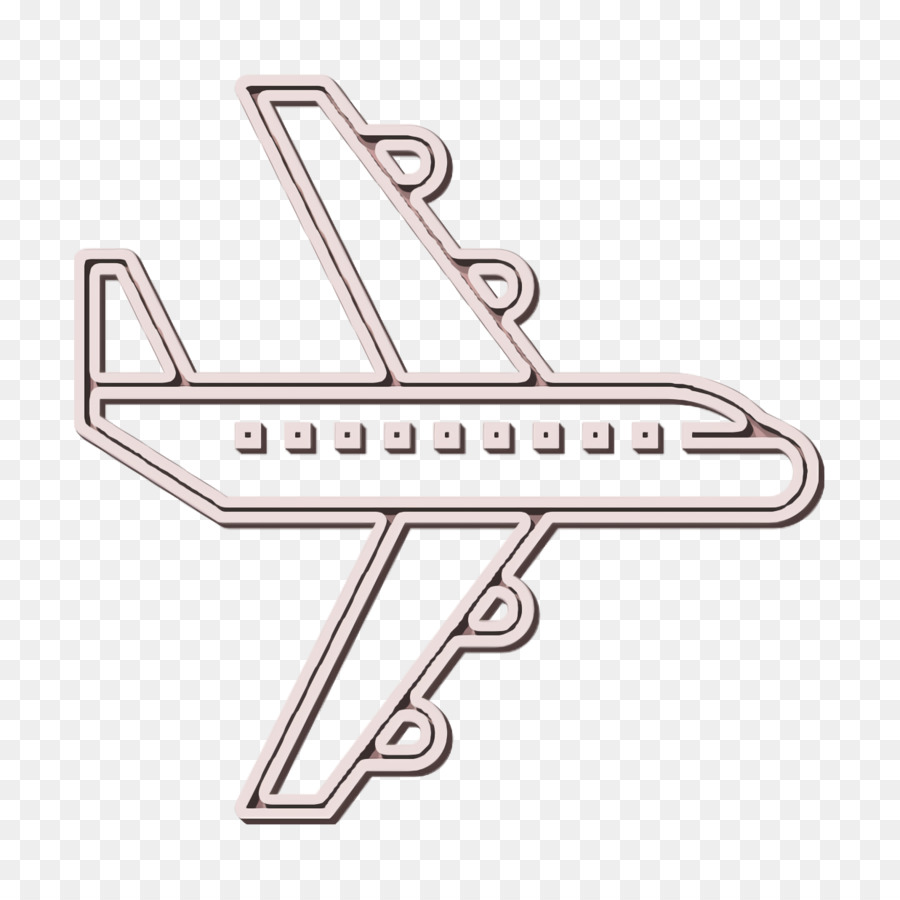 Icona dell'aeroplano Icona dell'aereo Icona del trasporto - 