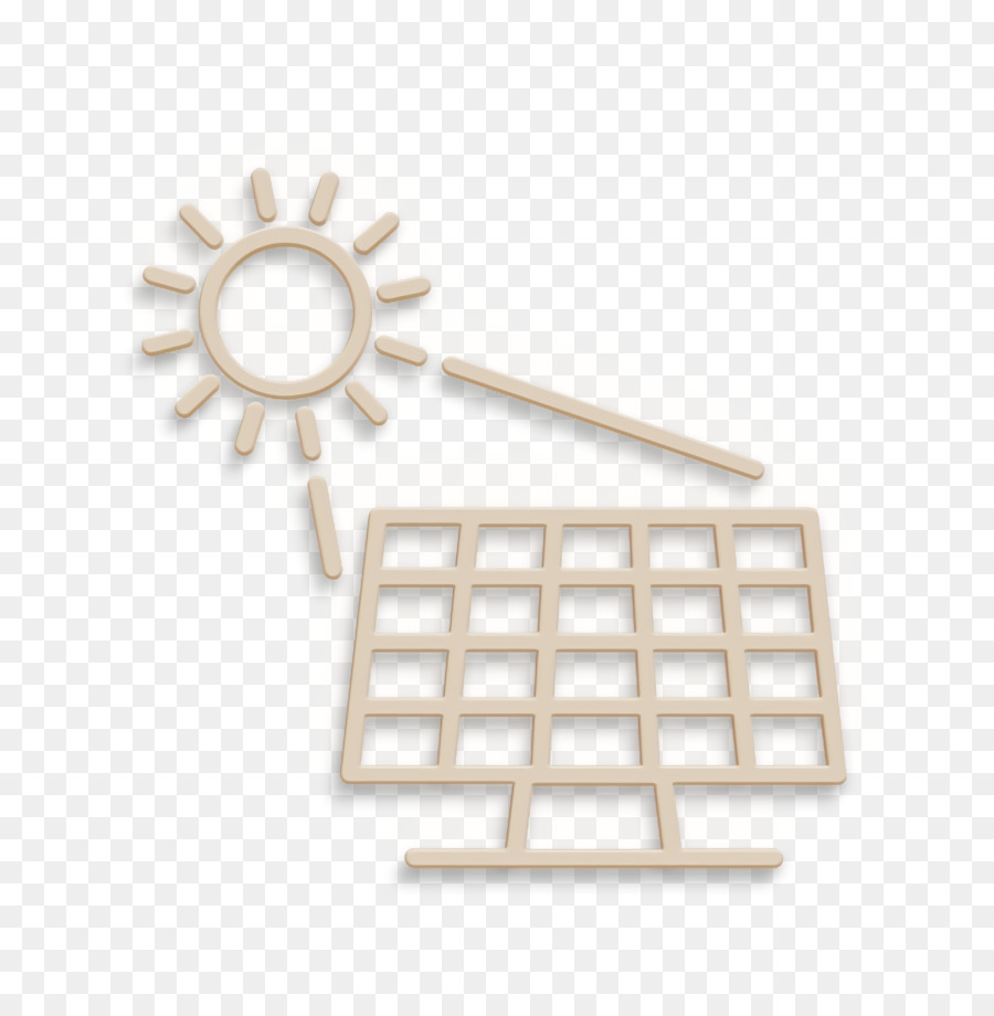 Grünes Energie-Symbol Solarpanel-Symbol - 