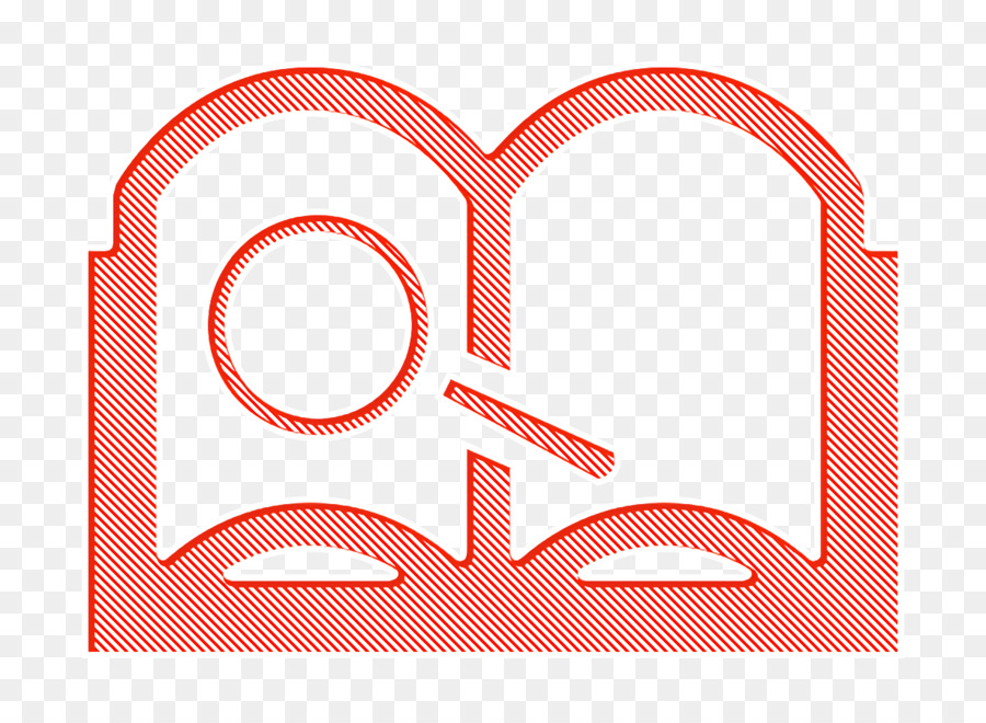 Find icon Magnifying glass and book icon technology icon