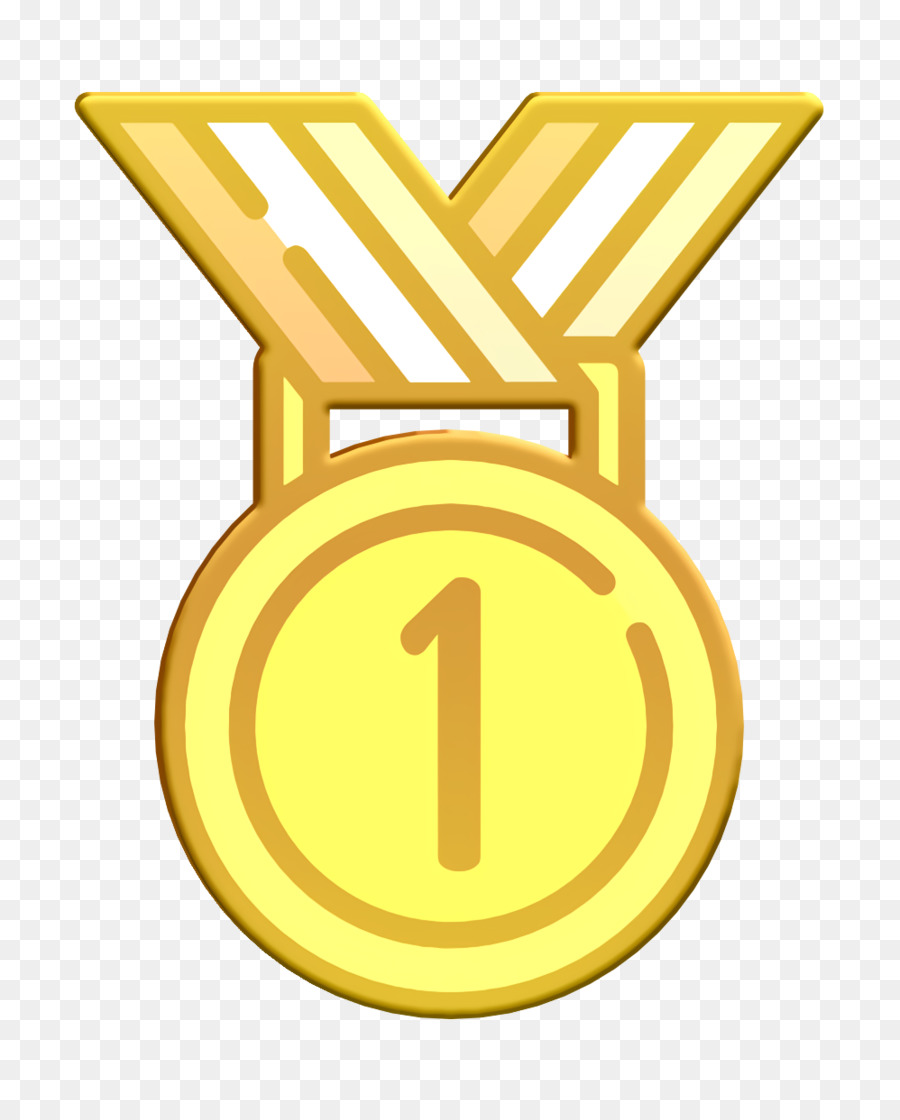 Goldmedaillen-Symbol Sport-Symbol Preis-Symbol - 